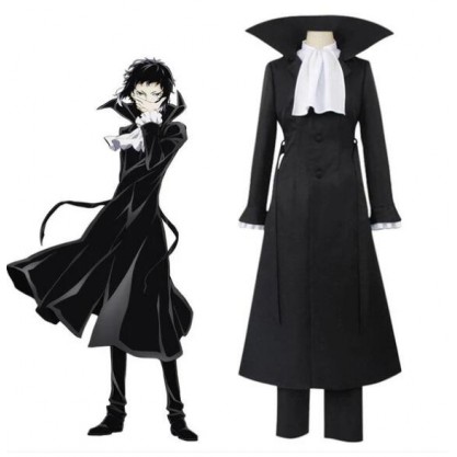 Bungou Stray Dogs Ryunosuke Akutagawa Halloween Cosplay Costume