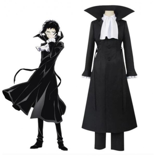 Bungou Stray Dogs Ryunosuke Akutagawa Halloween Cosplay Costume