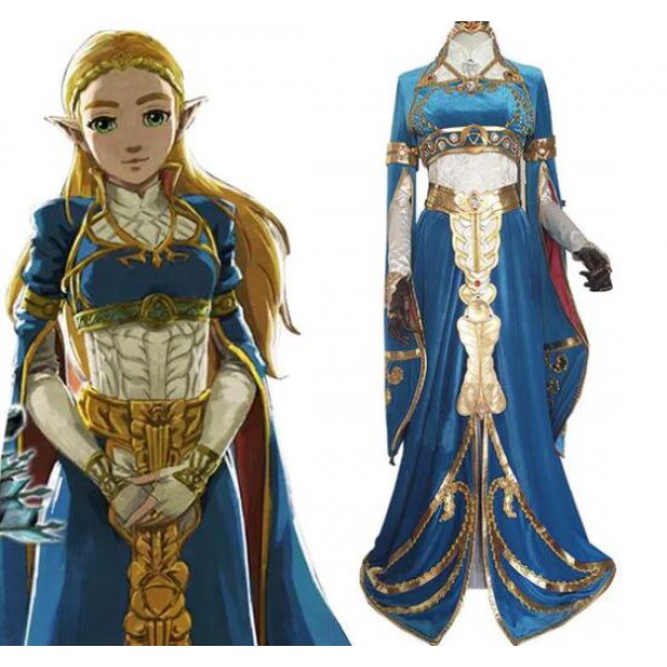 【Customize】The Legend of Zelda Breath of the Wild Princess Zelda Cosplay costume