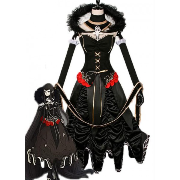 Fate/Apocrypha Assassin of Red Black Anime Cosplay Costumes