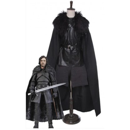 A Song of Ice and Fire Jon Snow Cloak Cosplay Costumes