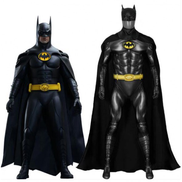 Movie The Flash Michael Keaton Batman Cosplay Costume Halloween Costume