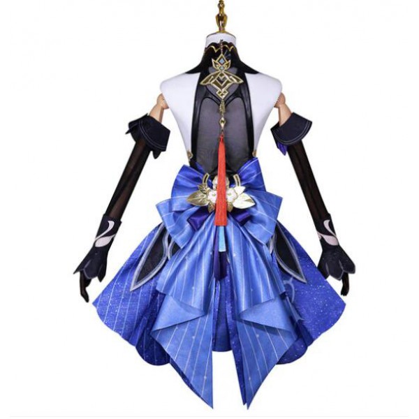 Genshin Impact Lantern Rite Twilight Blossom Ganyu Cosplay Costume