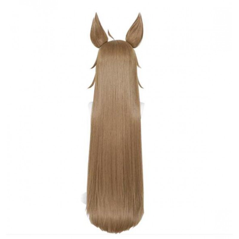 Game Genshin Impact Hina Gorou Brown Mixed Color Long Cosplay Wigs