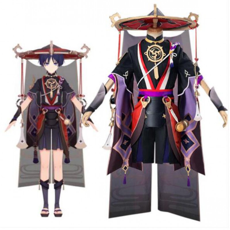 Game Genshin Impact Scaramouche Cosplay Costume