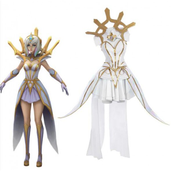 LOL League of Legends Elementalist Lux Cosplay Halloween Costume