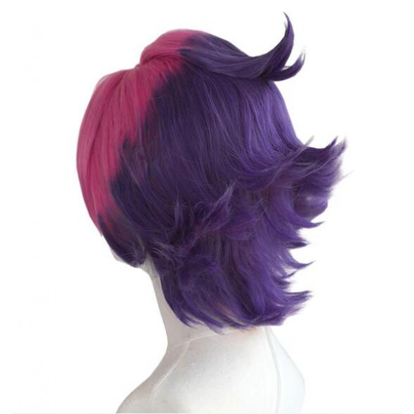 League Of Legends LOL Heartsteel Shieda Kayn Red Mixed Purple Cosplay Wig Halloween wig