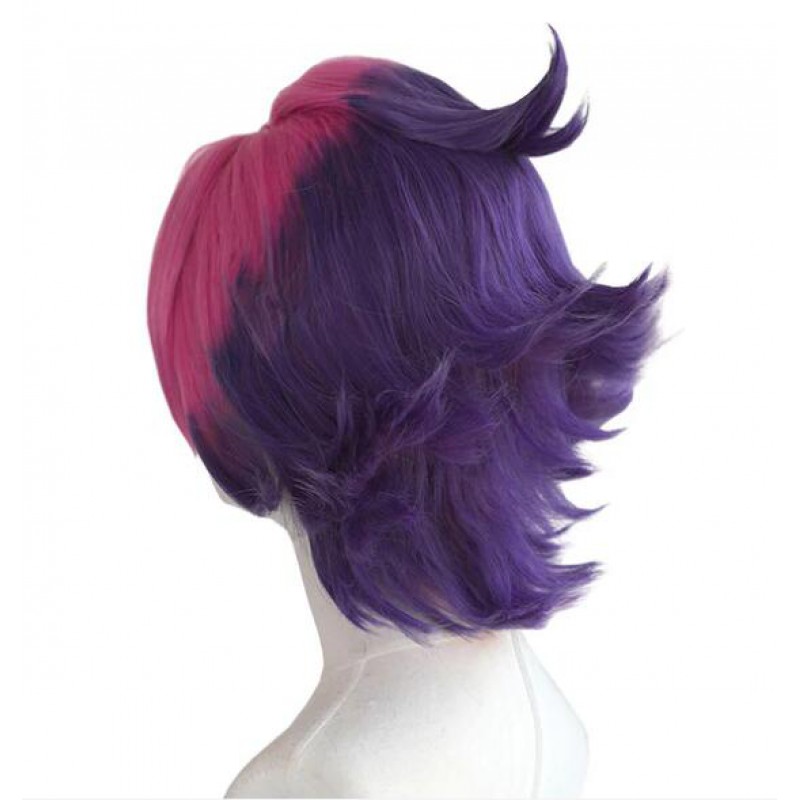 League Of Legends LOL Heartsteel Shieda Kayn Red Mixed Purple Cosplay Wig Halloween wig