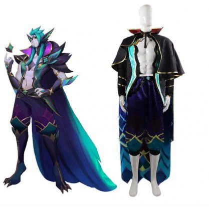 LOL Star Guardian Rakan Male Battle Suit Cosplay Costume