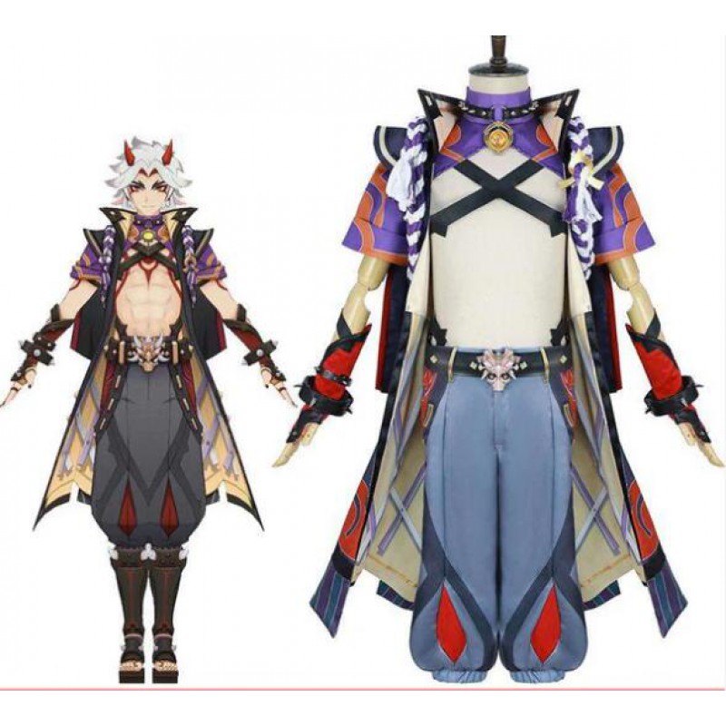 【Last Batch】【Ready To Ship】Genshin Impact Arataki Itto Cosplay Costume