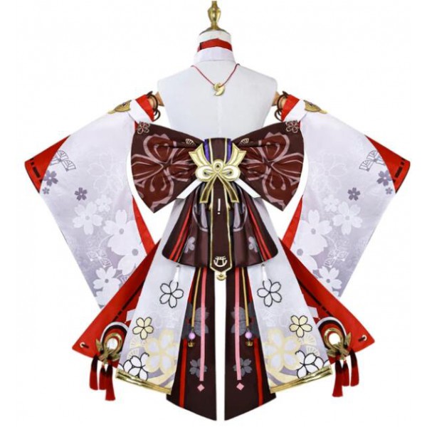 Genshin Impact Guuji Yae Miko Cosplay Costume