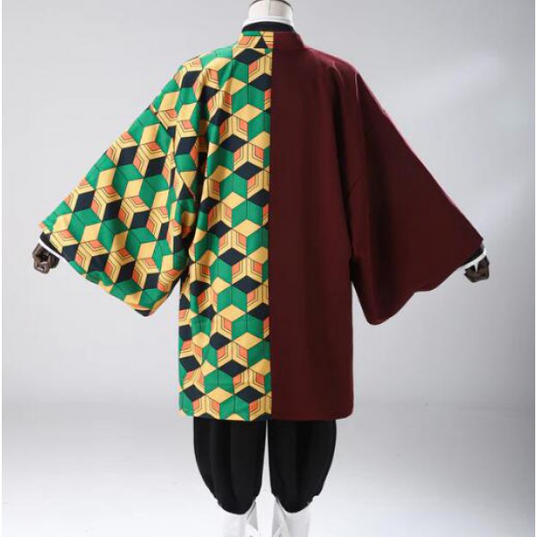 Demon Slayer / Kimetsu no Yaiba Tomioka Giyuu Kimono Cosplay Costume