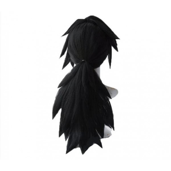 Demon Slayer / Kimetsu no Yaiba Tomioka Giyuu Black Long Cosplay Wigs