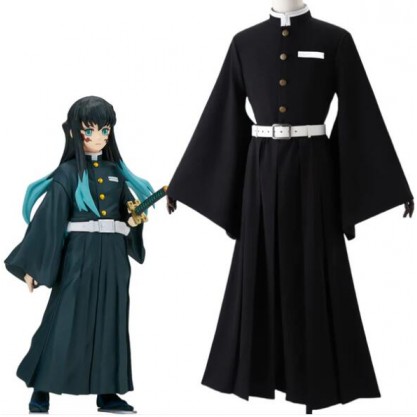 Demon Slayer Tokitou Muichirou Male Uniform Cosplay Costume