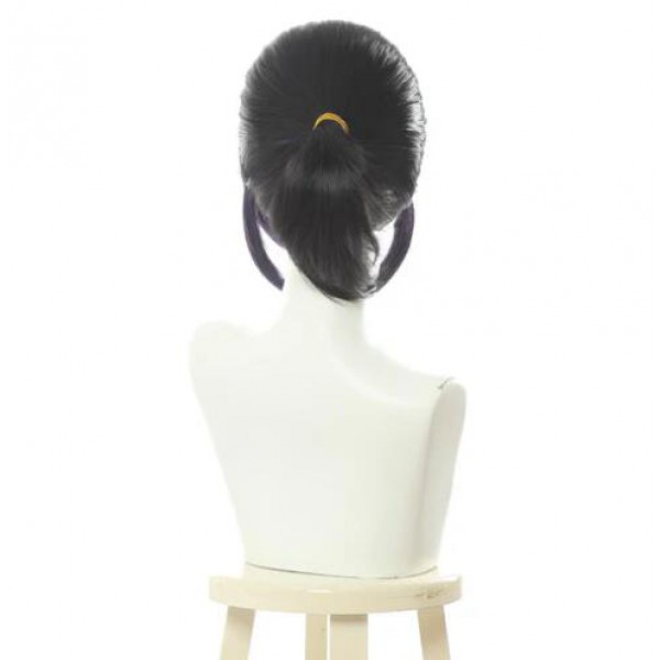 Demon Slayer Kochou Shinobu Short Purple Gradient Color Cosplay Wigs