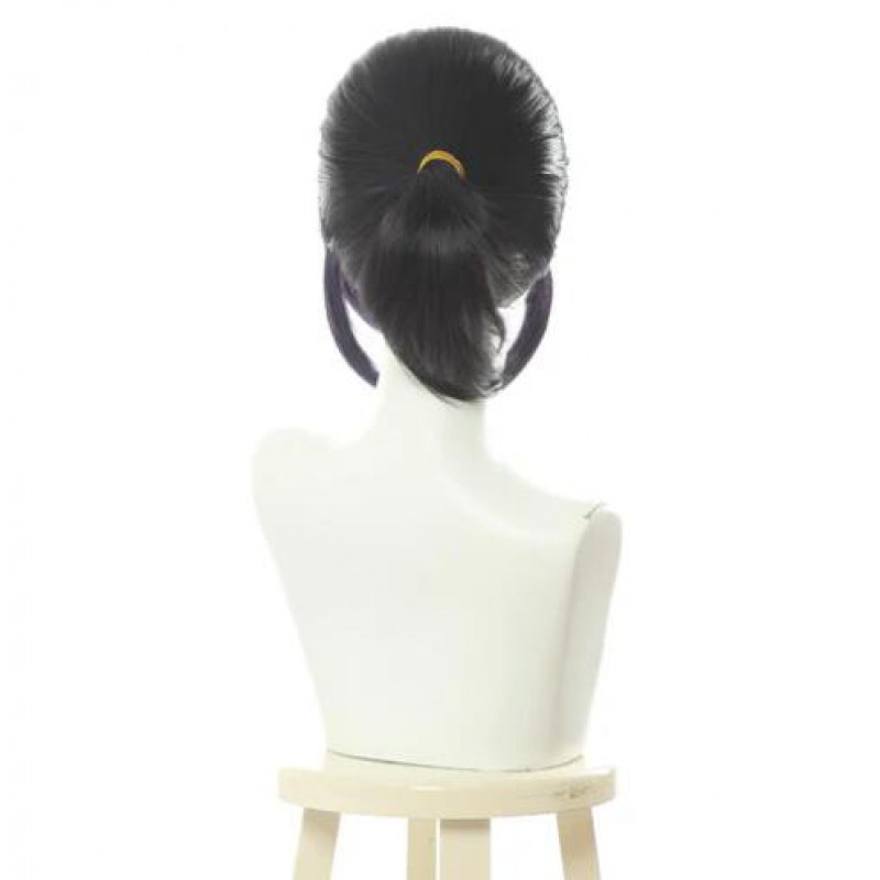Demon Slayer Kochou Shinobu Short Purple Gradient Color Cosplay Wigs