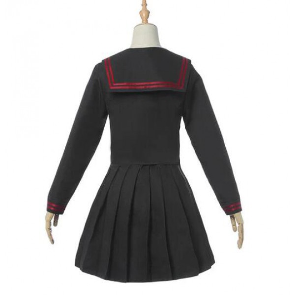 Demon Slayer Nezuko Kamado School Uniform Cosplay Costume