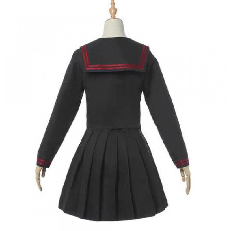 Demon Slayer Nezuko Kamado School Uniform Cosplay Costume